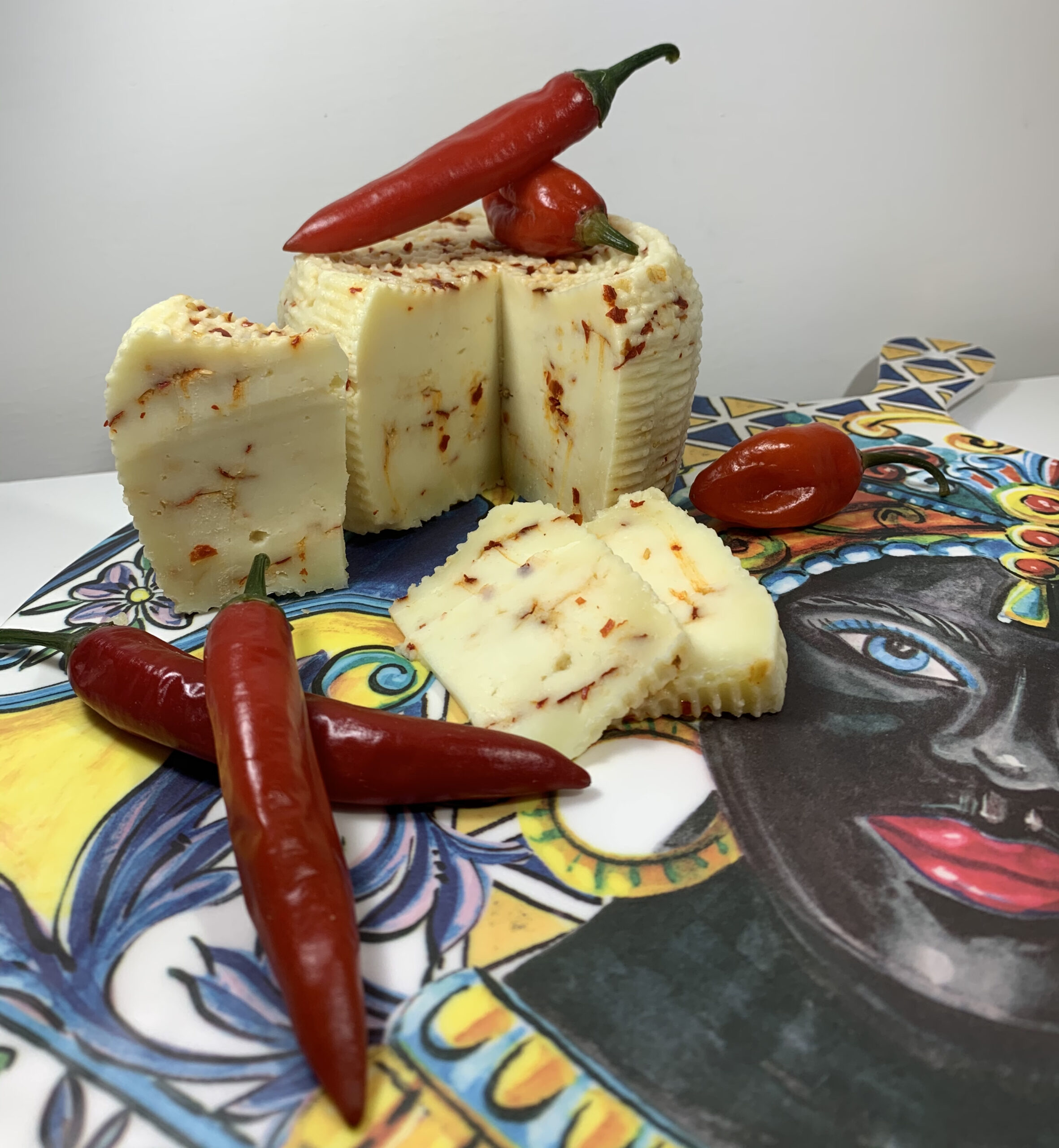 Formaggio Di Pecora Primo Sale con Peperoncino 1 Kg
