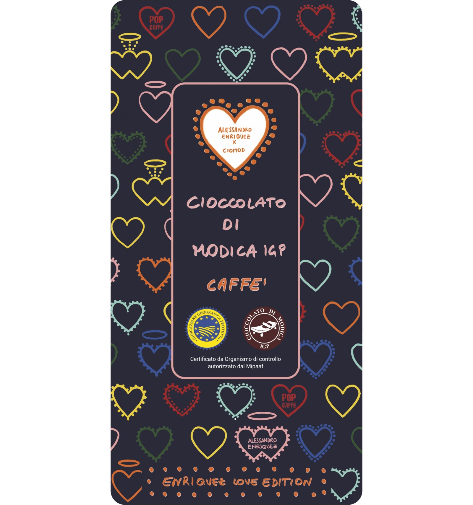 Enriquez Love Edition For POP CAFFÈ- Cioccolato di Modica IGP con Caffè