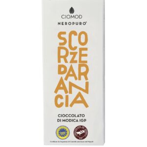 Cioccolato di Modica con SCORZE D’ARANCIA